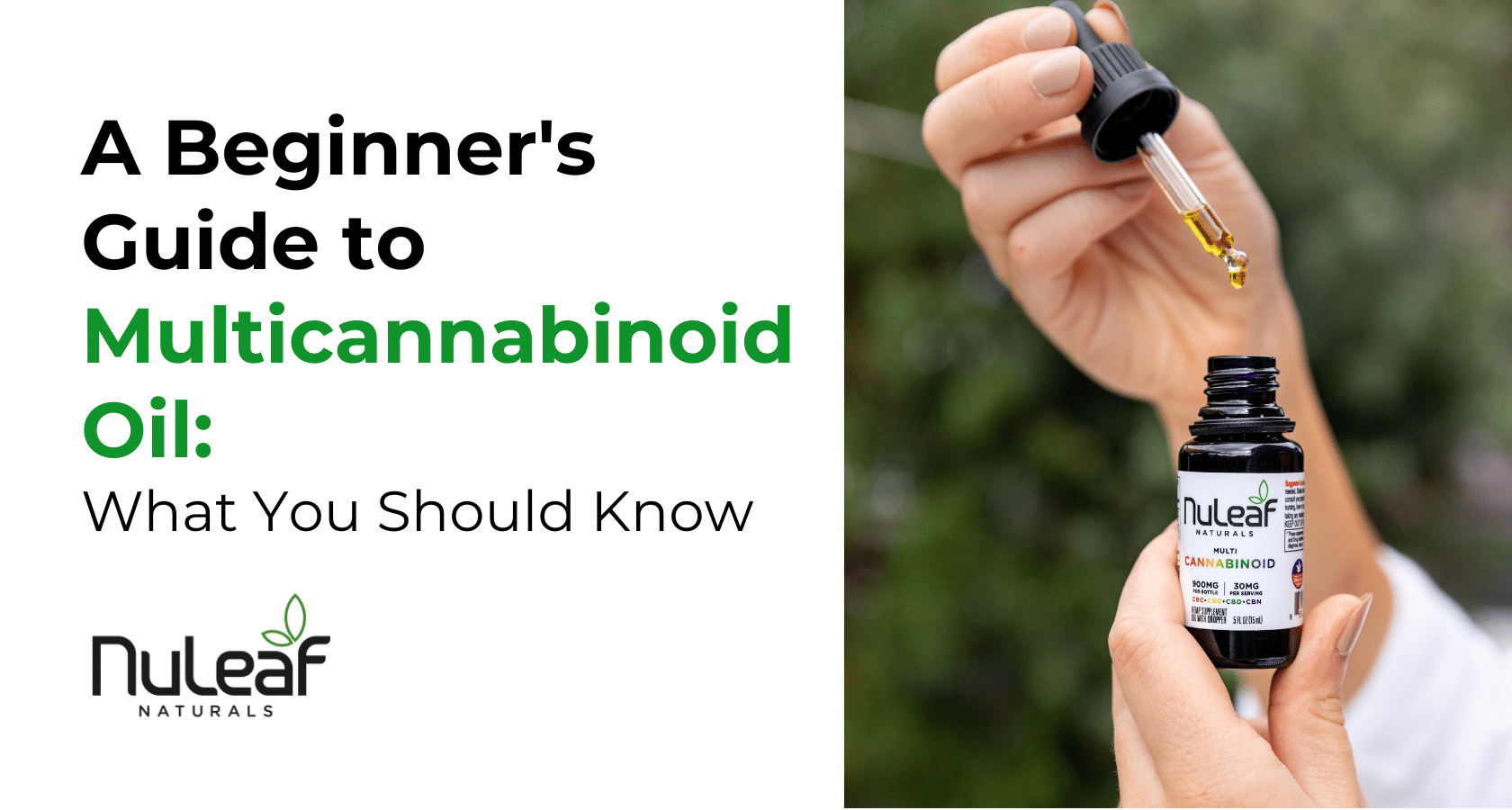 A Beginner's Guide to Multicannabinoid Oil: What You Should Know
