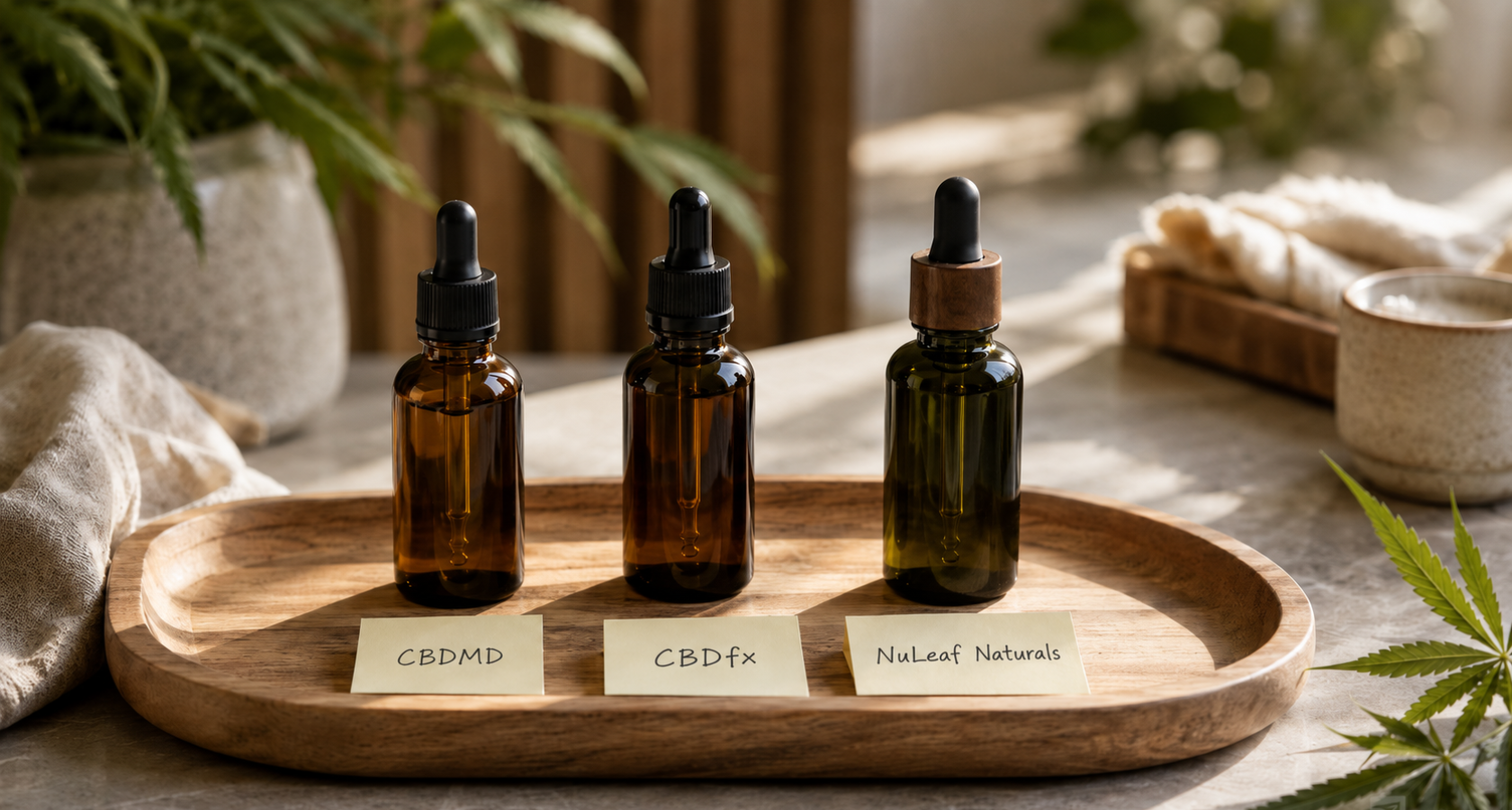 CBDMD vs. CBDfx vs. NuLeaf Naturals: Which CBD Brand Delivers Better Quality?