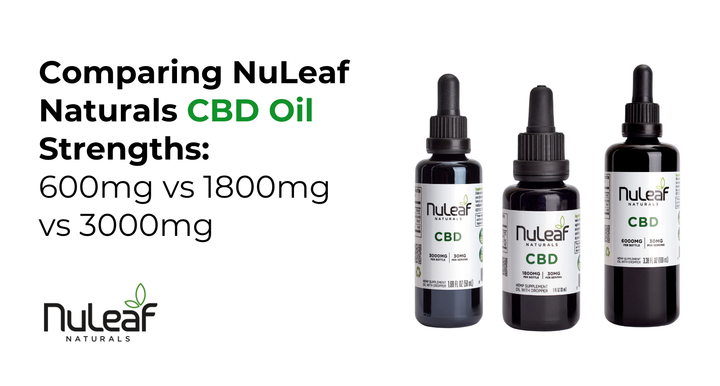 NuLeaf Naturals CBD Oil Strengths: 600mg vs 1800mg vs 3000mg Guide