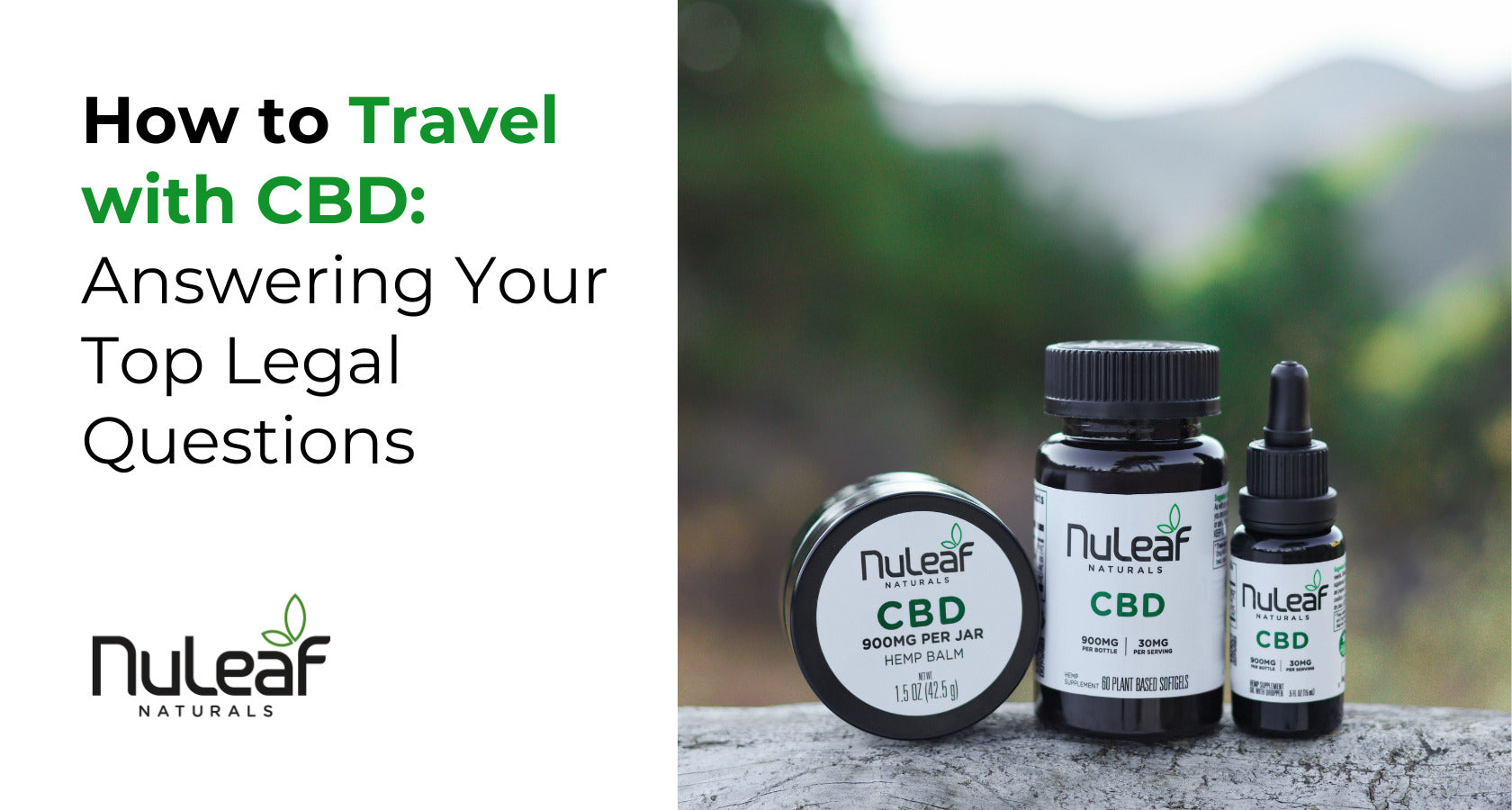 A Guide to Traveling with CBD: Answering Your Legal & TSA Questions