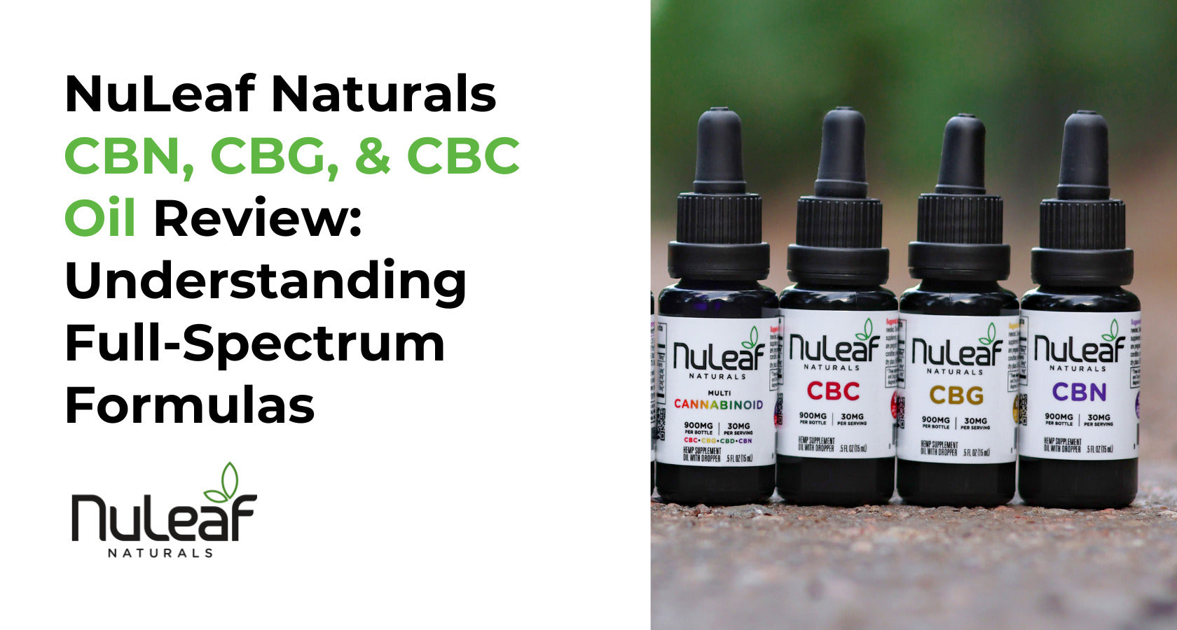NuLeaf Naturals CBN, CBG, & CBC Oil