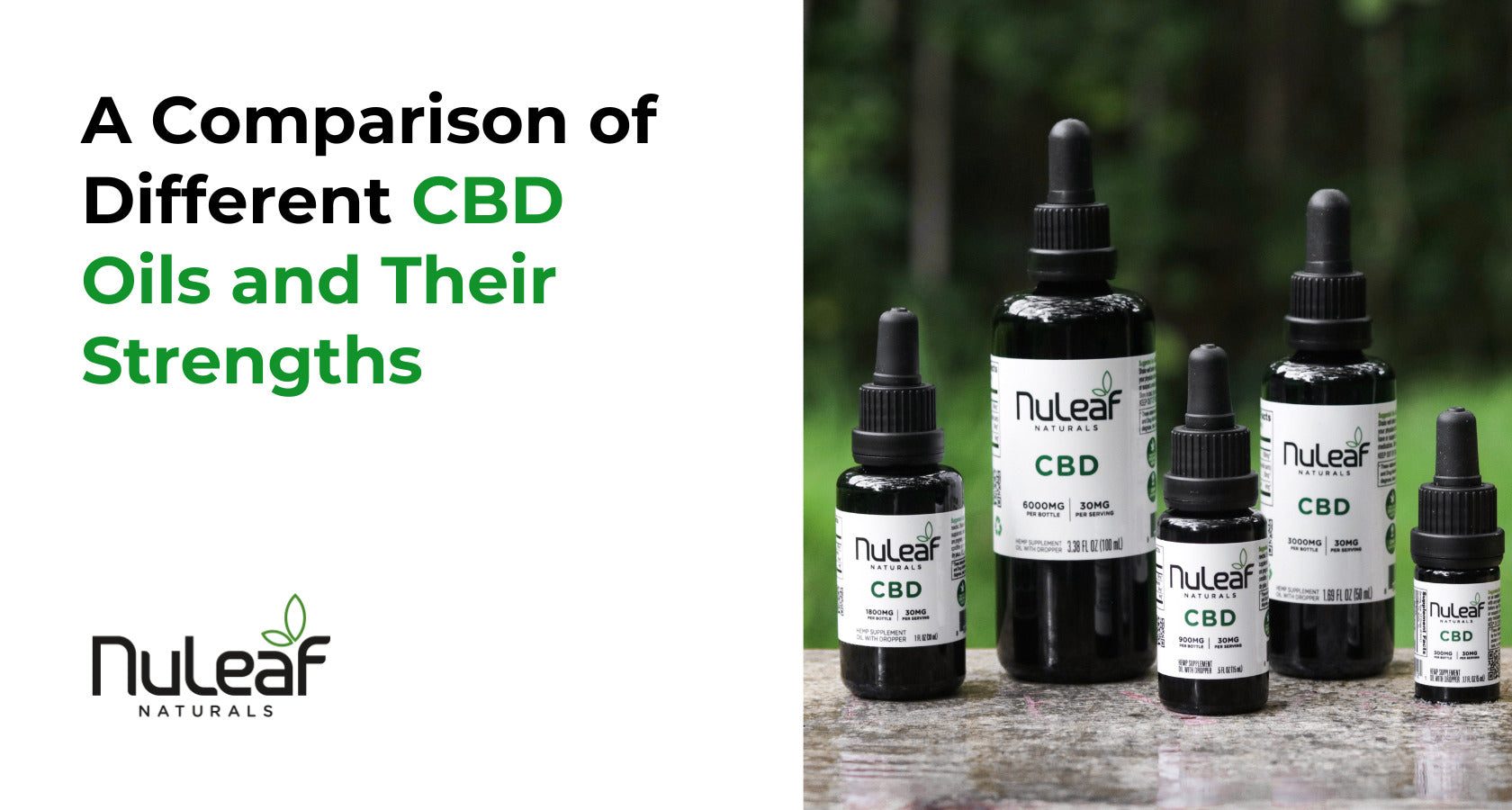 A Comparison of Different CBD Oils and Their Strengths