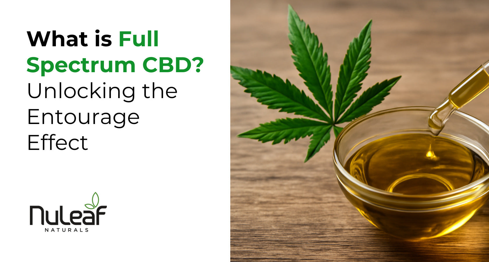 Full Spectrum CBD & the Entourage Effect | NuLeaf Naturals Full Spectrum CBD & the Entourage Effect | NuLeaf Naturals