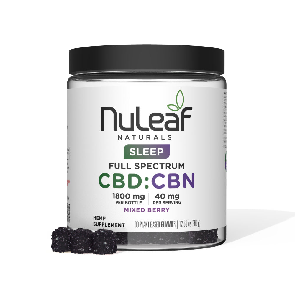 Buy CBD:CBN Sleep Gummies | 20mg 3:1 Ratio | Nuleaf Naturals