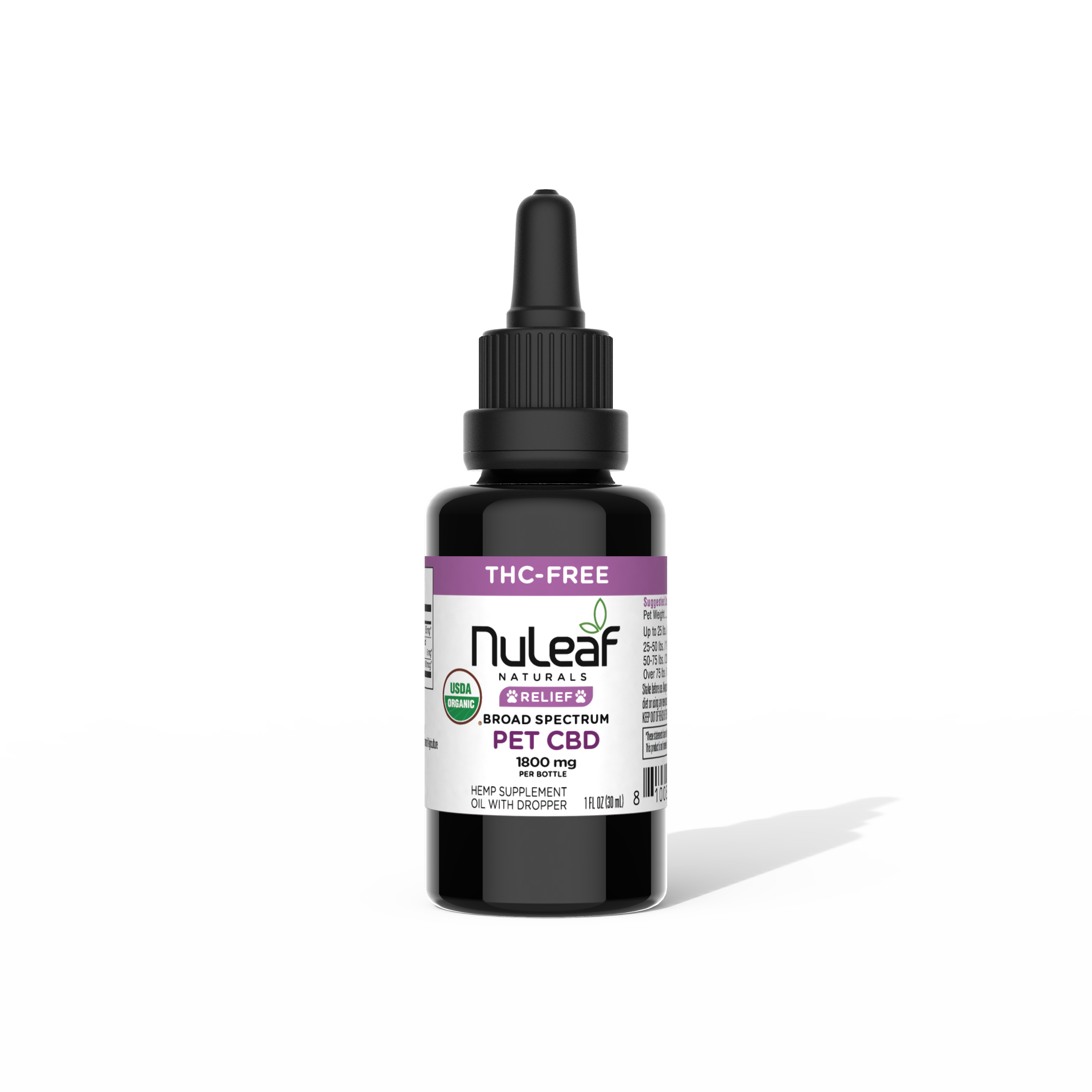 Organic CBD Pet Oil - Broad Spectrum