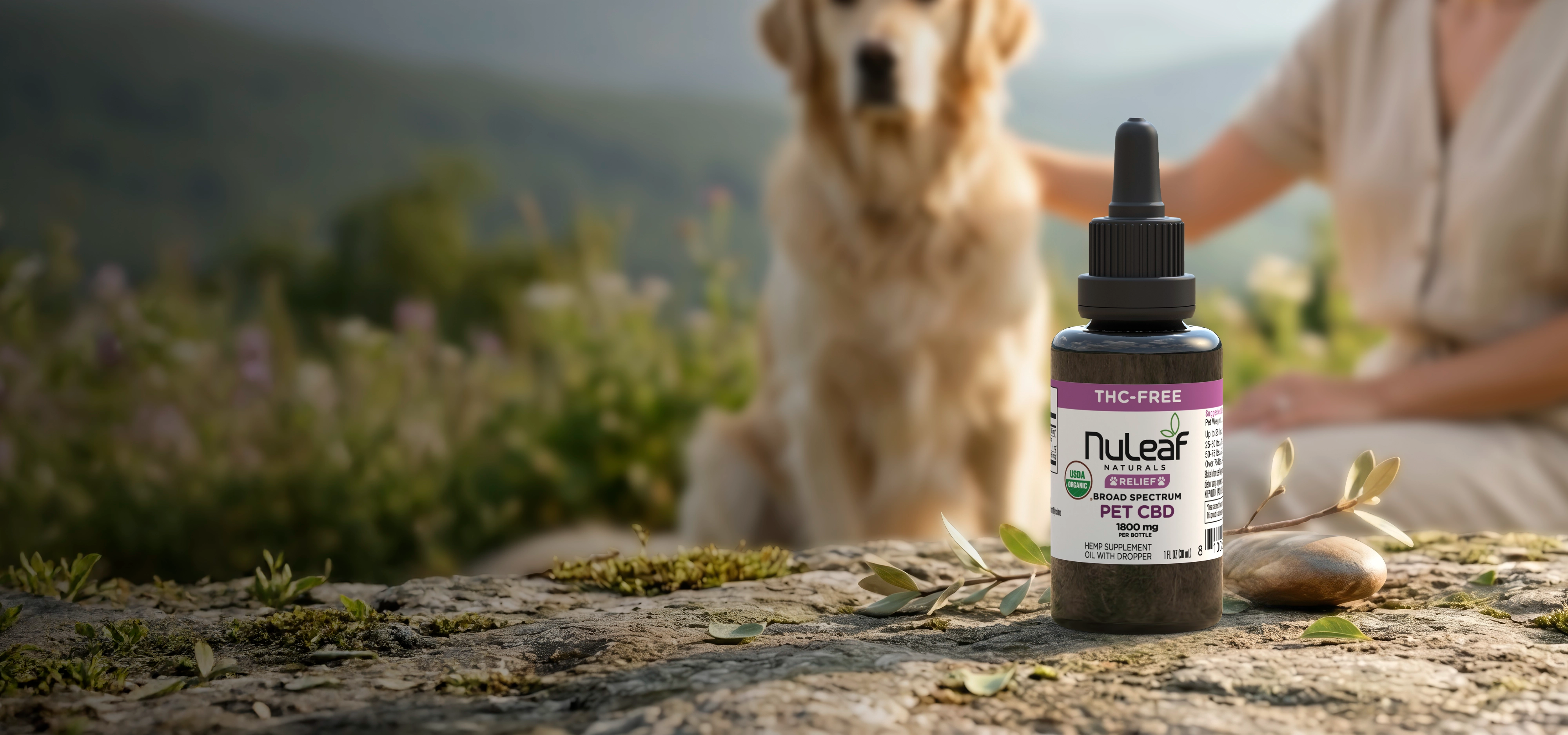 <p>THC-Free Organic <br/>Wellness for Your Pet</p>