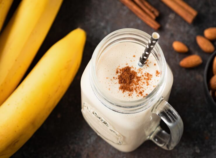 CBD Peanut Butter Banana Cacao Smoothie Recipe