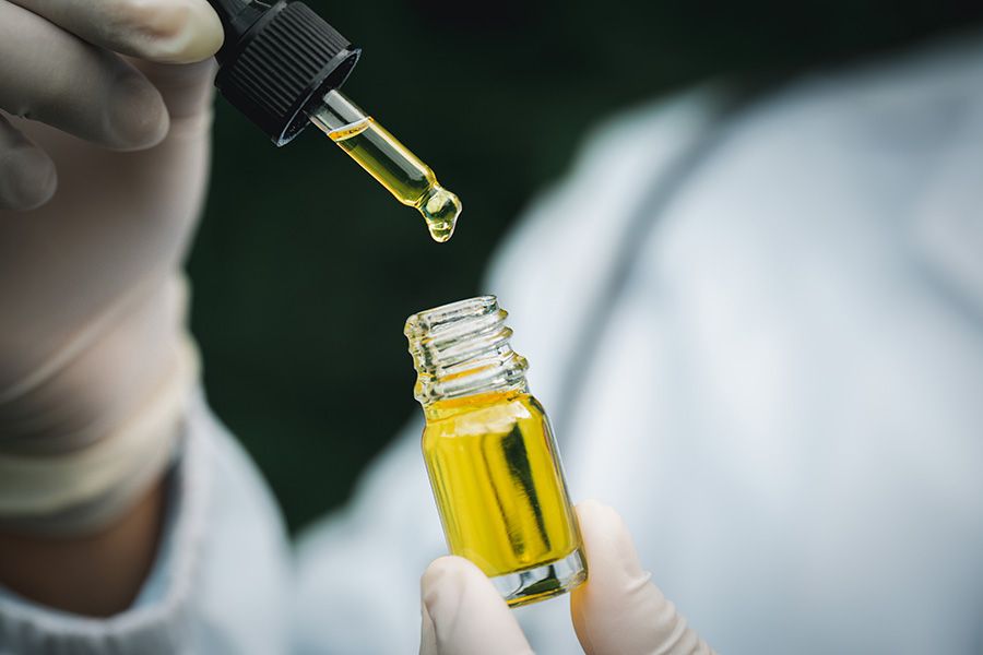 cbd oil extracted in lab