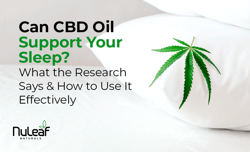 CBD Oil Support Sleep