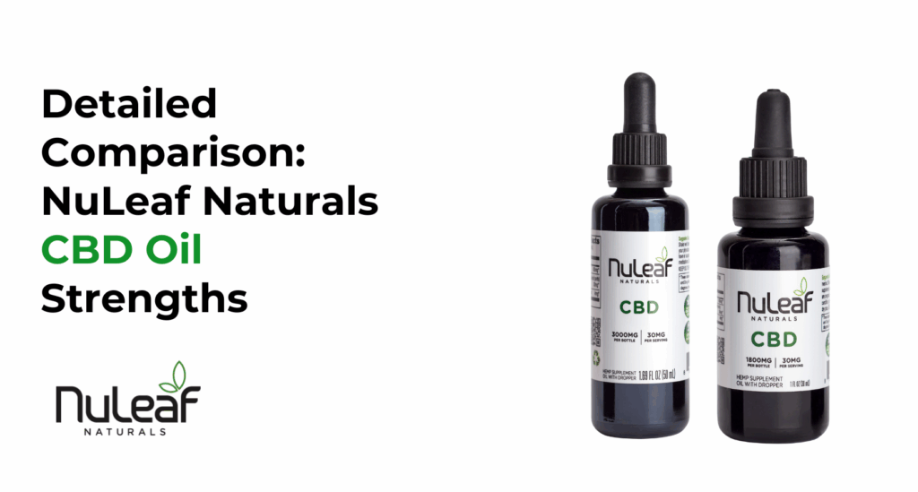 Detailed Comparison: NuLeaf Naturals CBD Oil Strengths 